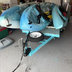 gently used kayaks+trailer 2,500 or OBO