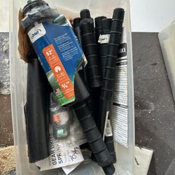 Box Of Sprinkler Pipes And Head 