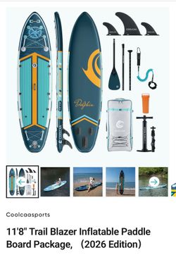 New - 11’8” Inflatable Trail Blazer Paddleboard