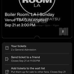Boiler Room LA 09/21 