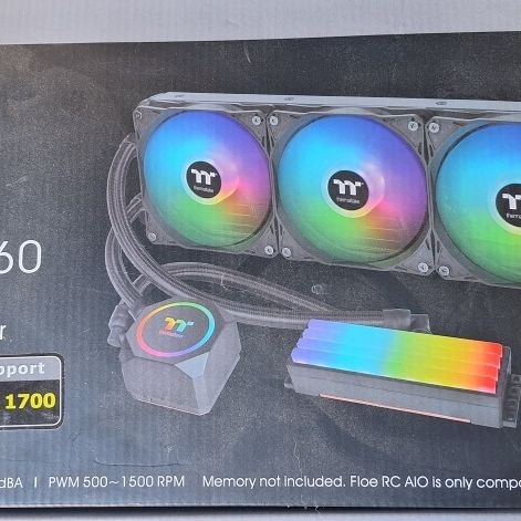 Alpha Rc360 Thermaltake Floe RC360 CPU & Memory AIO Liquid Cooler for Sale in ...