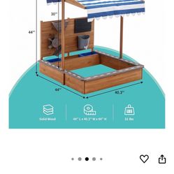 Kids large sandbox