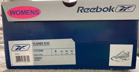 Reebok Women’s Run Shoe Size 6- NEW