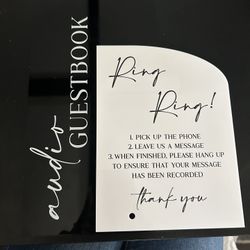 Audio Guestbook Sign