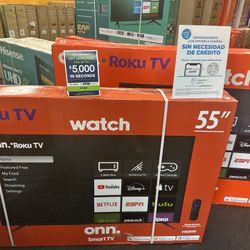 55”ONN ROKU SMART TV