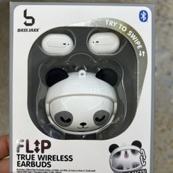 NWT Panda Flip True Wireless Earbuds 