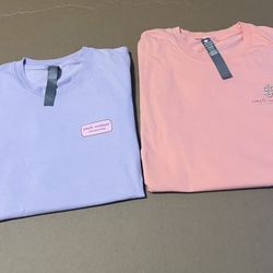 2  Simply Southern  Purple  an  Pink Tshirts (SZ Small )