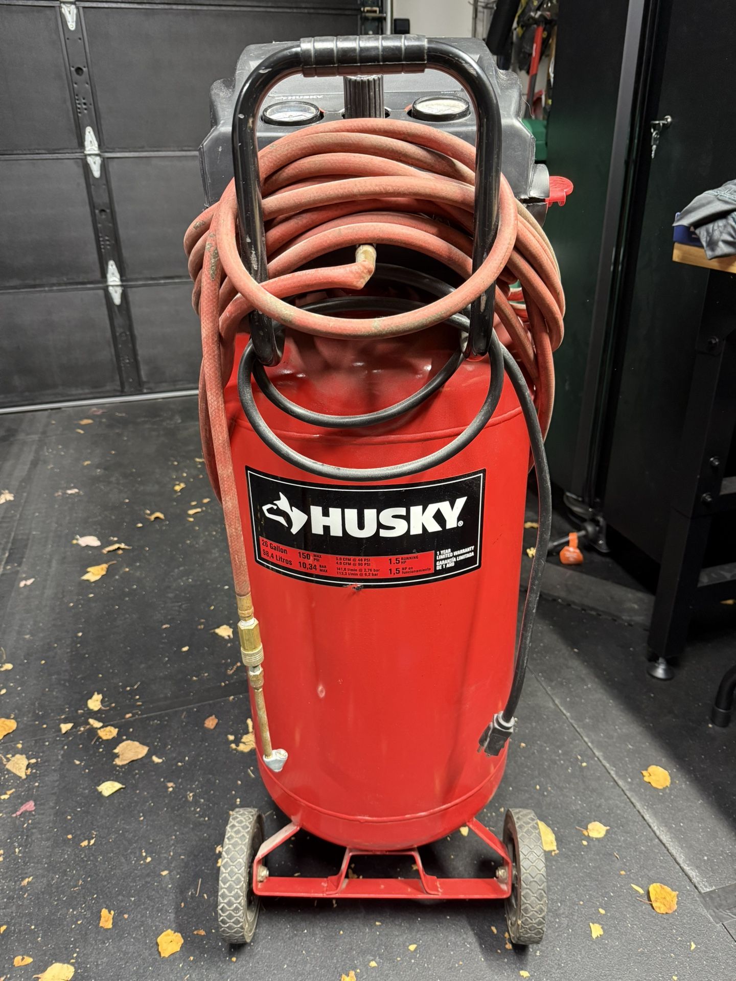 Husky 26 Gallon Compressor 