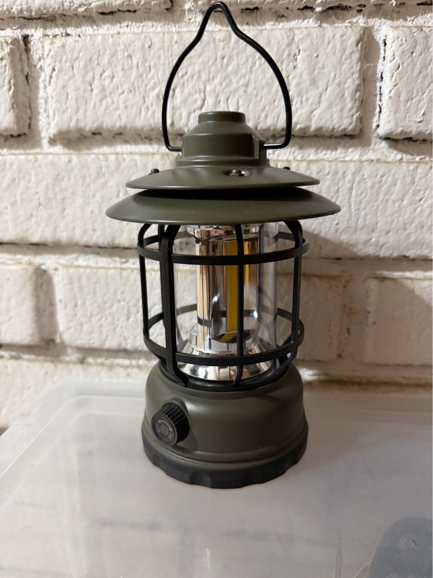 Rechargeable LED Camping Lantern + Power Bank USB-C Emergency Light