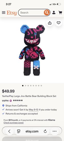Winktoys Lego bear large