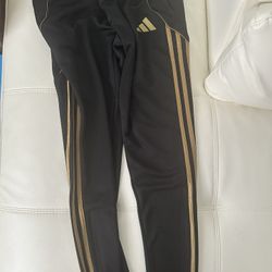 Adidas Black/Gold Track Pants 