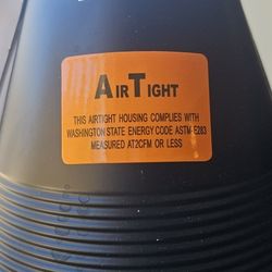 Lighting 6 inch Black Cone Baffle Trim with White Trim Ring, Fits 6 inch Housings