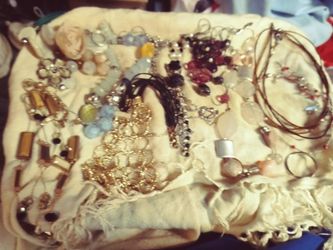 Vintage New York Signed Huge Necklace Lot