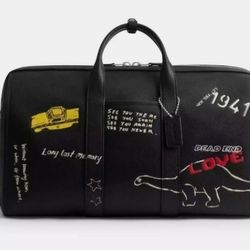 Coach Gotham Duffle Bag 45 With Sketch Print
