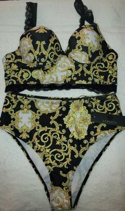 Versace 2 Piece Bikini Set Size M/L