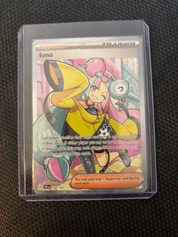 Pokemon TCG Iono 254/193 SV02 Paldea Evolved Ultra Rare Holo Full Art English