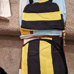 Velcro Swaddle, Hat, And Crib Sheet Bundle