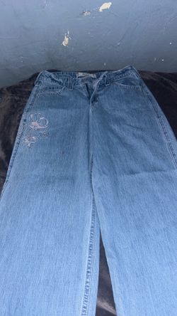 Floral Hollister baggy jeans