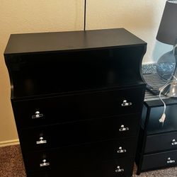 Black Dresser And Nightstand