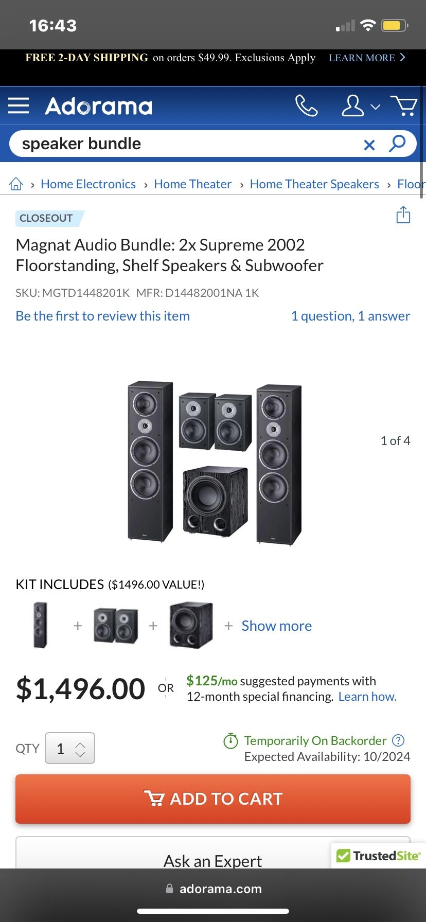 Magnat Audio Bundle: 2x Supreme 2002 Floorstanding, Shelf Speakers & Subwoofer
