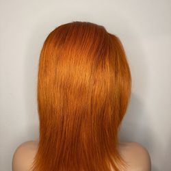 Orange Head Band Wig 14in (Two In Stock)