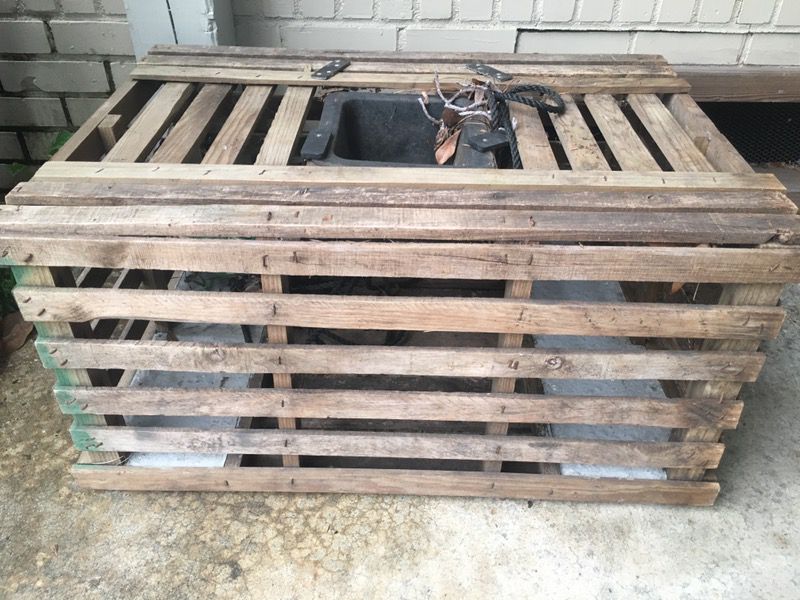 Wooden Crab Trap / Crab Pot - would make an awesome coffee table for Sale  in Charleston, SC - OfferUp