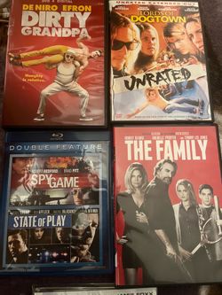 DVD's $3. Each