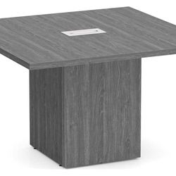 Laminate 48” square office conference table desk