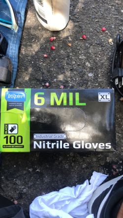 Inspire 6mil XL nitrile glovers