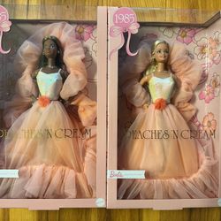 Peaches And Cream Barbie Lot