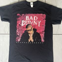 BAD BUNNY LA NUEVA RELIGION TOUR TEE SHIRT 2018 BLACK Medium