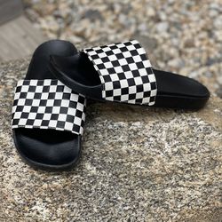 Men’s Vans Size 9 Slides Slip On Sandals 