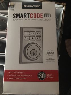 Kwikset smartcode keypad deadbolt