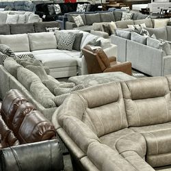 Sofas, Loveseats, Sectionals, and Chairs Marked WAY Down