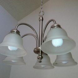 Bel Air 5-Light Brushed Nickel Chandelier