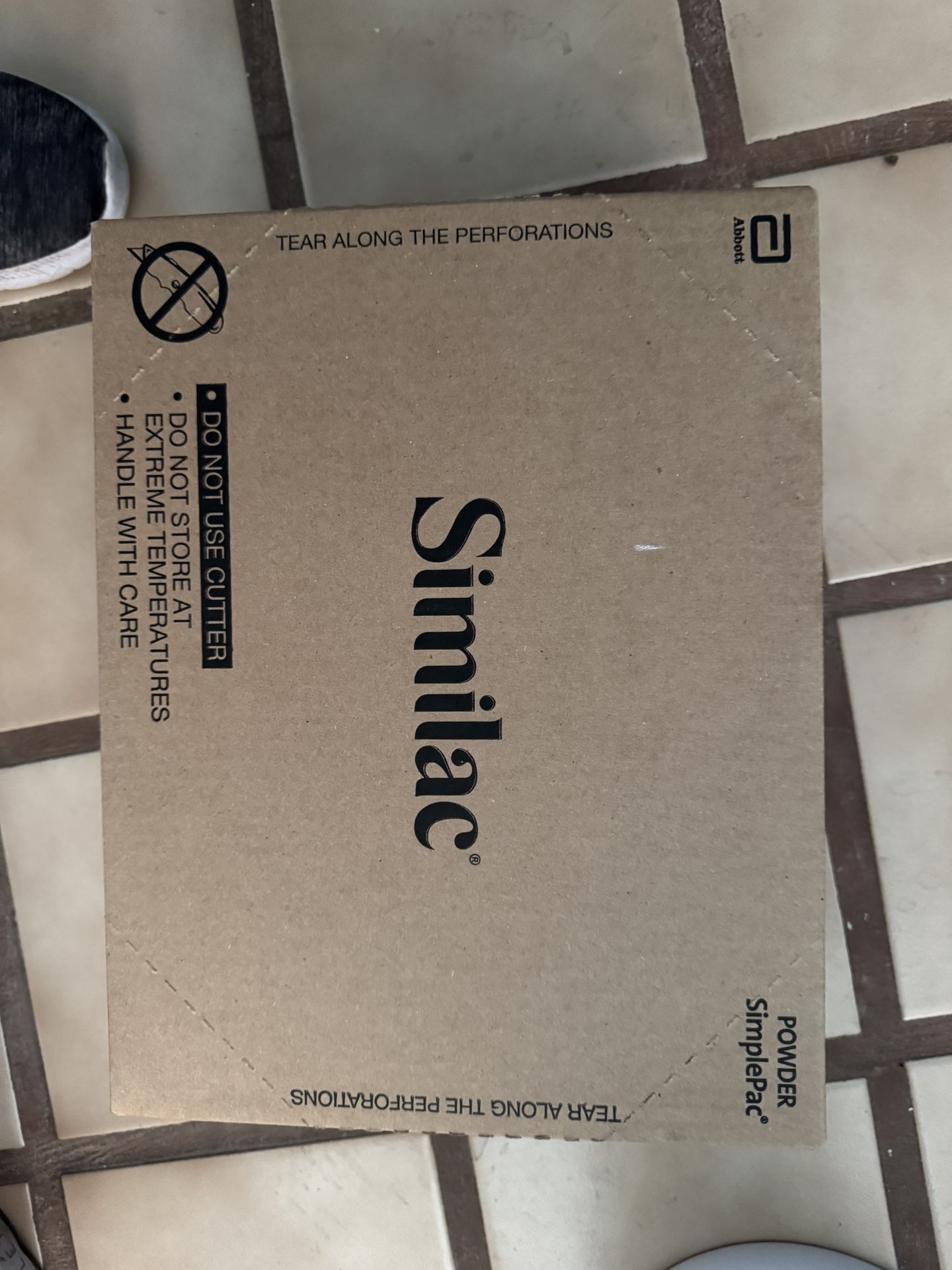 Similac pro total comfort, powdered milk, one case