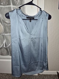 White house black market blue top