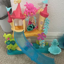 Doll Toy Set Castle Sea Kids Swing And Slide 🛝 