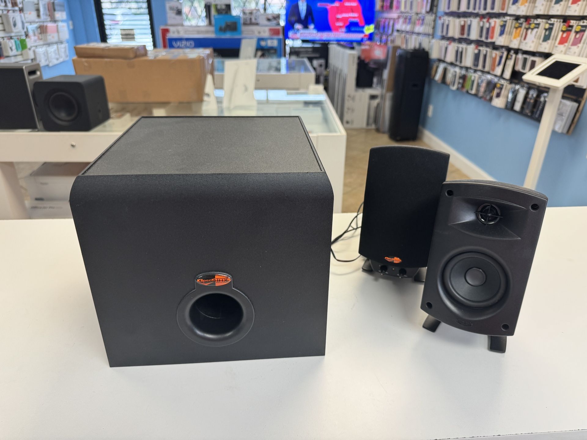 Klipsch ProMedia 2.1 THX Certified PC Desktop Computer Speaker System - Black