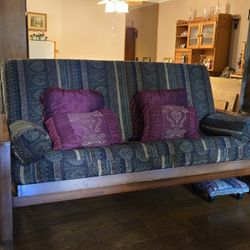 Beautiful Wooden Futon $600 Value