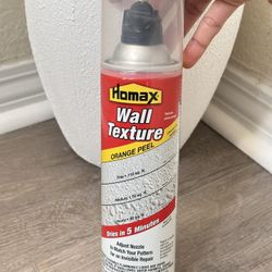 can of Homax Orange Peel Oil-Based Wall Texture spray for drywall repair.