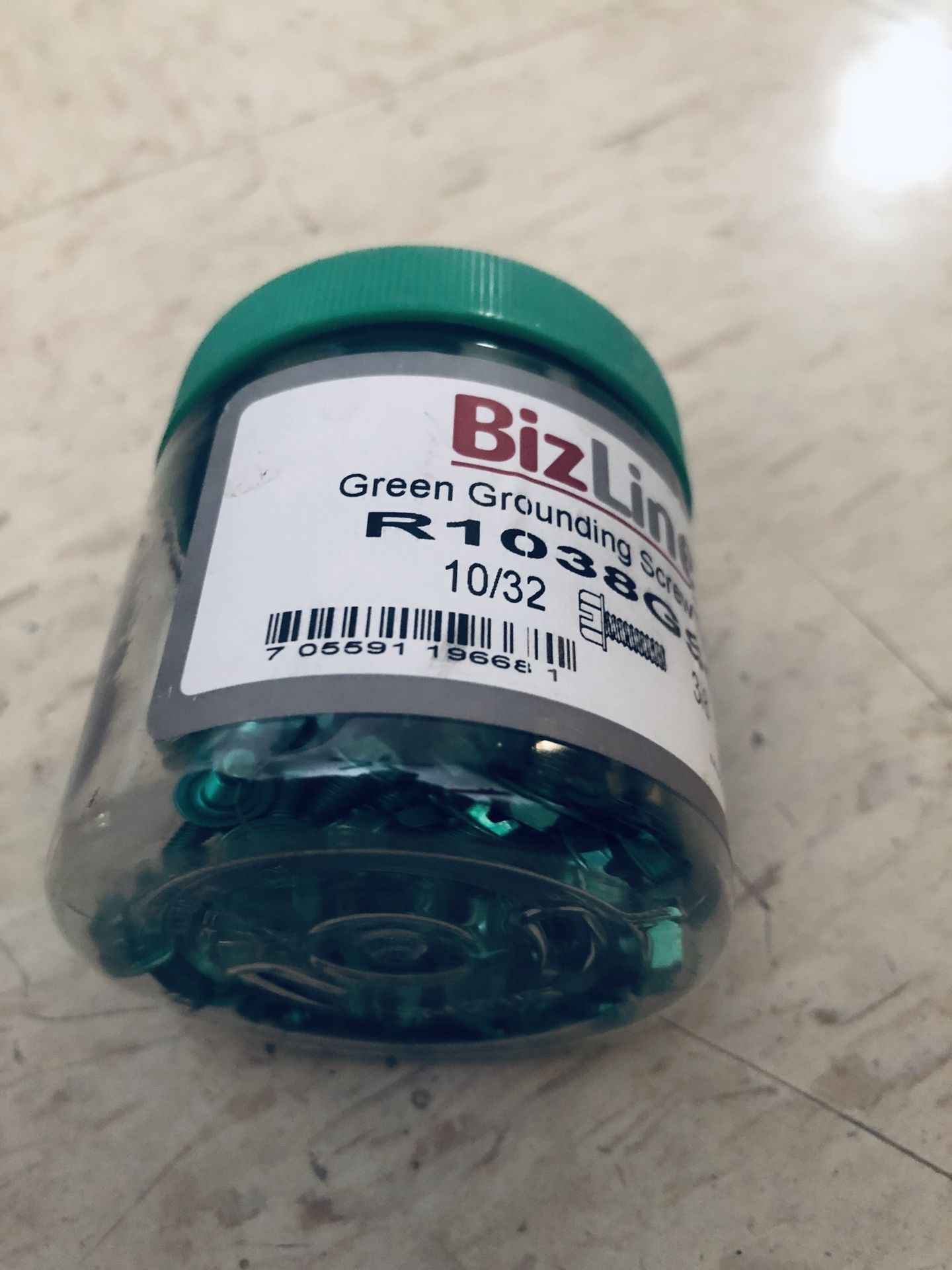 100 Green Ground Screw