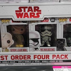 First Order Star Wars Funko Pop 4 Pack