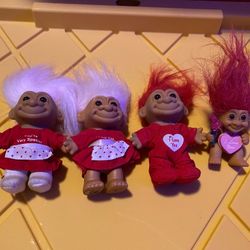 Valentines Day Troll Dolls $15