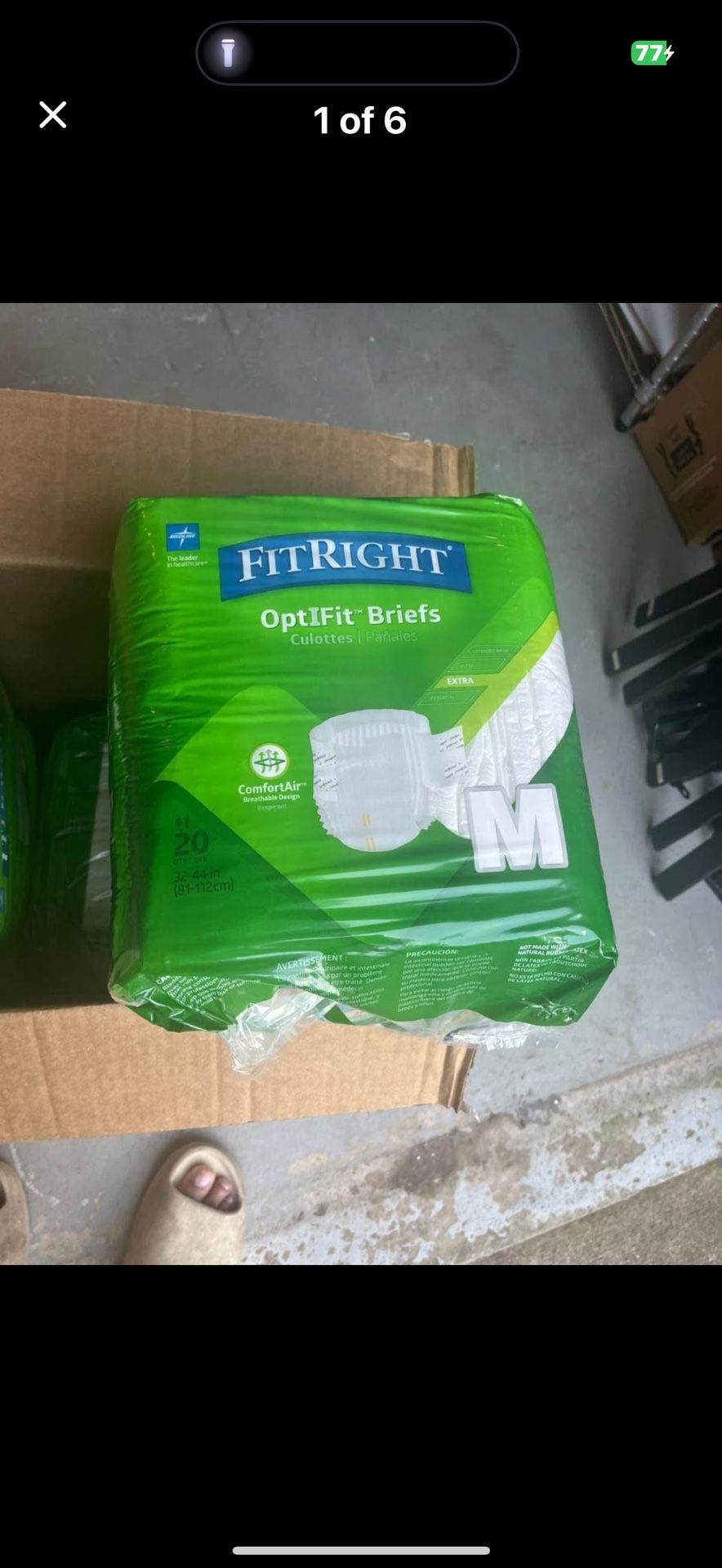 Medium 20ct Disposable Briefs