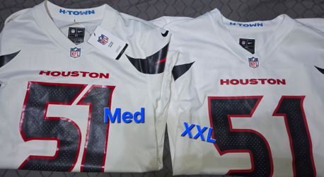 Houston Texans M & XXL Anderson Jr. White Jerseys $150 Retail