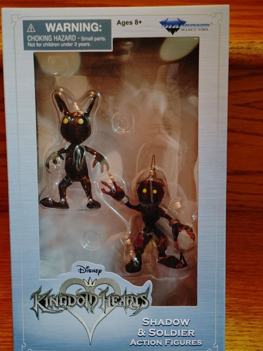 Disney Kingdom Hearts Shadow & Solider Action Figures