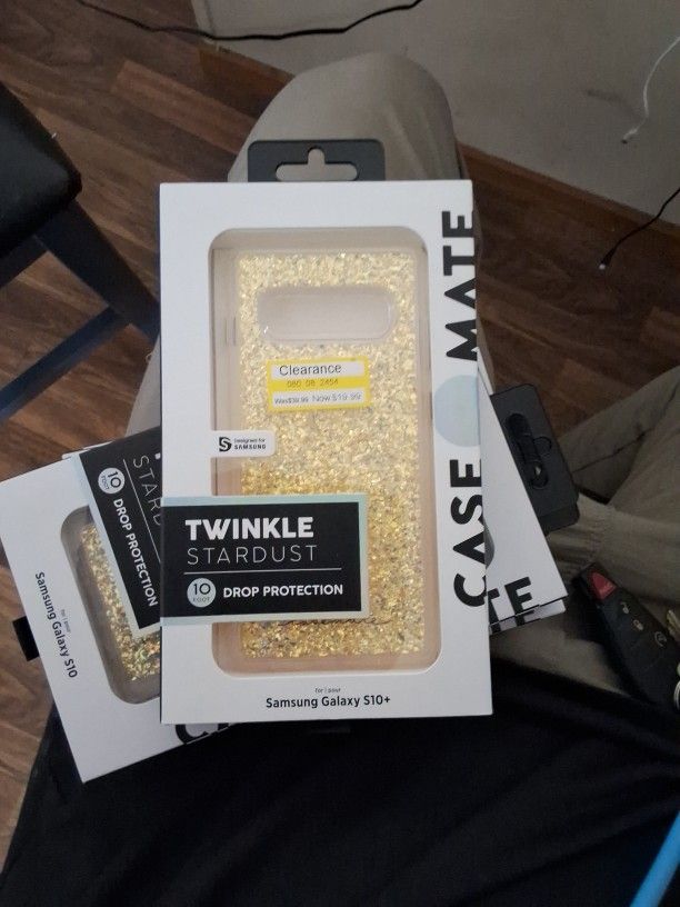 Galaxy S10+ GOLD SPARKLE CASE