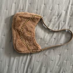 Steve Madden Faux Fur Shoulder Bag