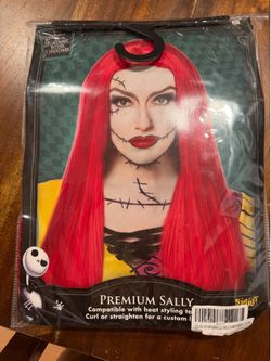 Nightmare before Christmas Sally wig adult